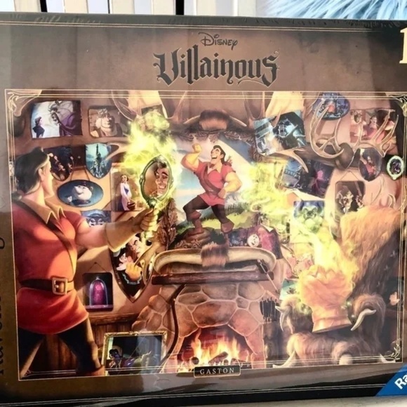 Disney, Villainous,‎ Ravensburger Puzzle, Gaston, 1000 Pieces, NWT, Sealed - Picture 2 of 8